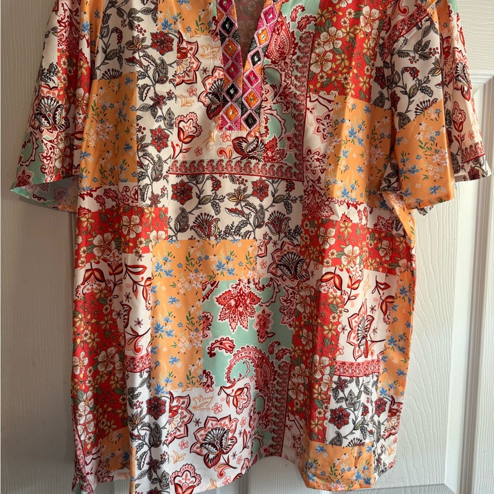Multicolor Patterned Men's Shirt